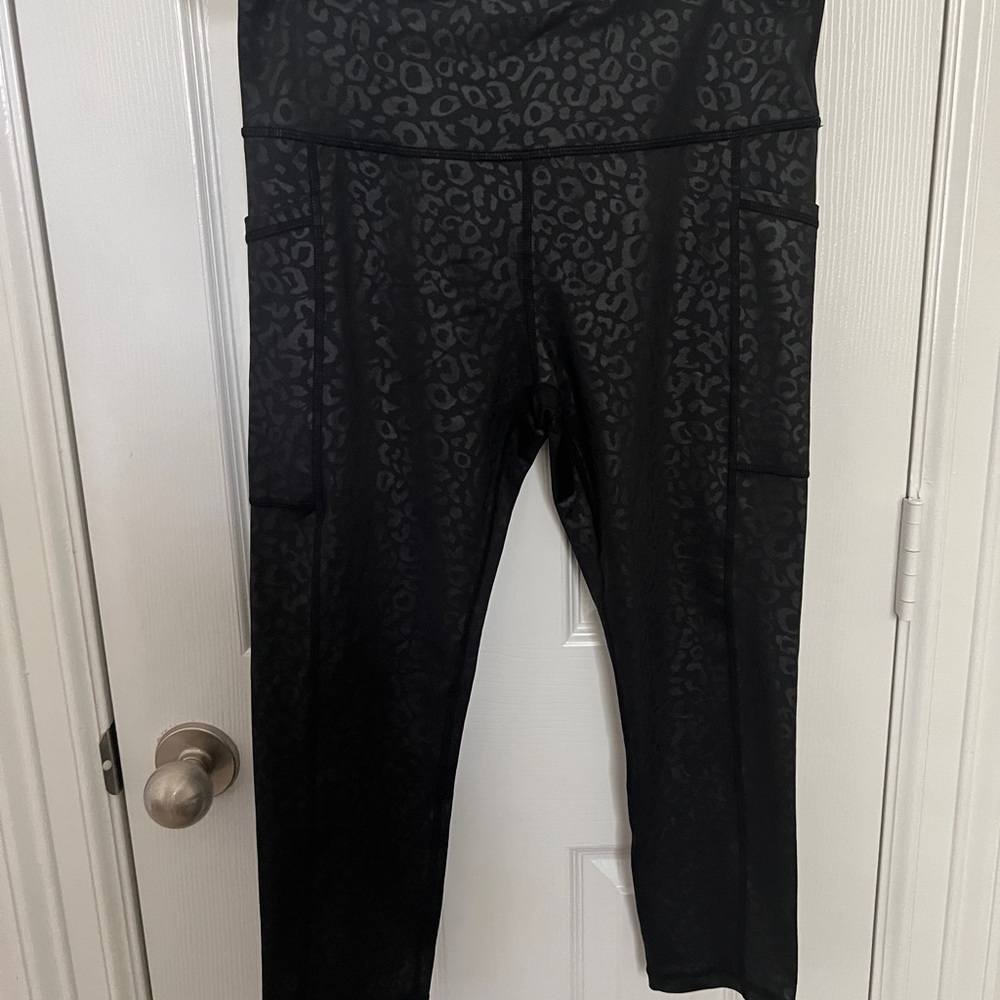 Constantly Varied Gear Black Leopard Leggings